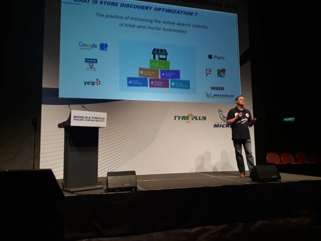 Craig Burton at Michelin TyrePlus Convention